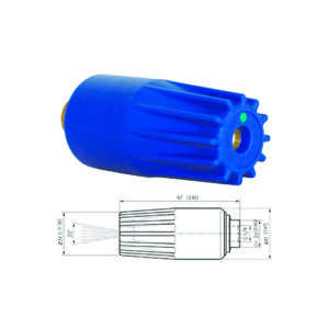 Roterende dyse UR25  -  ( Turbodyse )